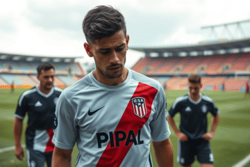 Paulo Díaz com lesão no joelho, treinando com colegas lesionados antes do Mundial de Clubes.