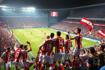 River Plate celebra a vitória sobre o Independiente del Valle na Copa Libertadores com o placar de 6-2.