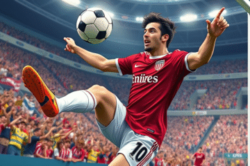 Franco Mastantuono celebrando su gol de tiro libre en un partido con River Plate.