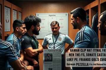 Lionel Scaloni anuncia não convocação de Germán Pezzella para a Seleção Argentina, aliviando Marcelo Gallardo enquanto ele prepara o River Plate para o Mundial de Clubes.