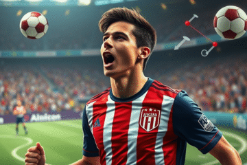 Franco Mastantuono liderando a River Plate en un partido