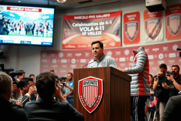 Marcelo Gallardo en conferencia de prensa hablando sobre la importancia de la convicción tras la victoria de River Plate.
