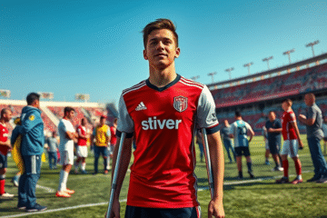 Agustín Ruberto em recuperação com a equipe do River Plate