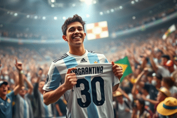 Franco Mastantuono estreando na Seleção Argentina e sendo vendido ao Real Madrid.