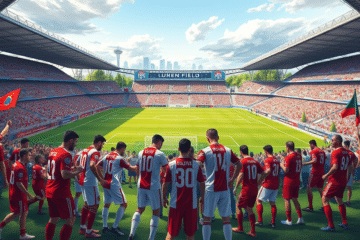 Imagem do estádio Lumen Field onde River Plate jogará no Mundial de Clubes