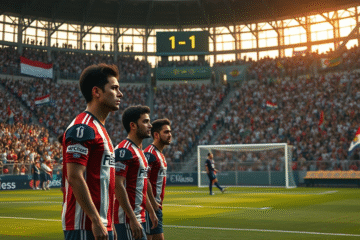 Jogo de futebol entre River Plate e San Lorenzo, disputado pelas quartas de final do Torneio Apertura, decidido por pênaltis.