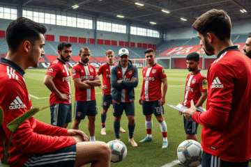 Jogadores do River Plate treinando para o Mundial de Clubes 2025