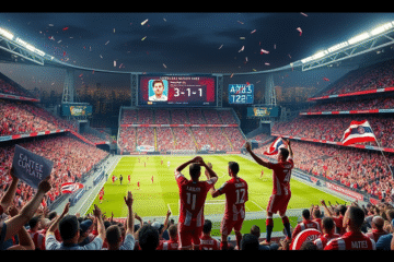 Jogadores do River Plate comemoram gol na partida contra Urawa Red Diamonds no Mundial de Clubes 2025