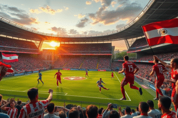 Imagem do jogo de estreia do River Plate contra o Urawa Red Diamonds no Mundial de Clubes