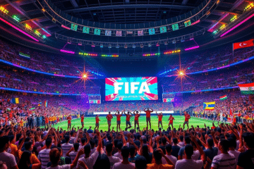 Cerimônia de abertura do Mundial de Clubes 2025 com apresentações artísticas e jogos emocionantes.