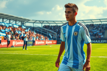 Lionel Scaloni observa novos talentos da seleção argentina, incluindo o jovem Franco Mastantuono, em meio a ausências importantes para o Mundial.