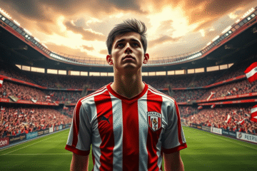 Franco Mastantuono, jovem talento do futebol argentino, enfrenta um dilema sobre seu futuro no River Plate antes do Mundial de Clubes.