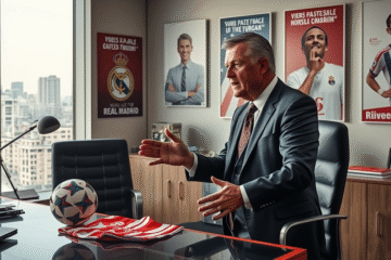 Jorge Brito confirmando a venda de Franco Mastantuono para o Real Madrid