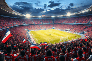 Imagen del partido entre River Plate y Libertad en la Copa Libertadores 2025