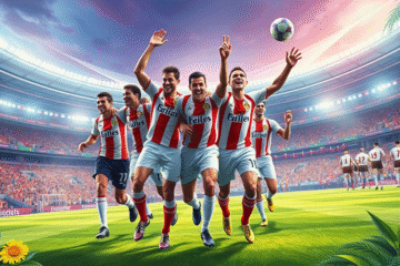 Imagem de Franco Mastantuono com camisas do River Plate e Real Madrid simbolizando a conexão entre os clubes.