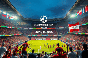 Jogadores durante uma partida do Mundial de Clubes 2025