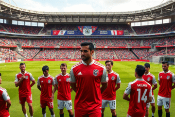 Imagem do time River Plate se preparando para a Copa do Mundo de Clubes da FIFA 2025.