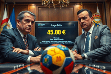 Imagem de Franco Mastantuono prestes a se transferir para o Real Madrid.