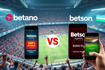 Comparação entre casas de apostas Betano e Betsson