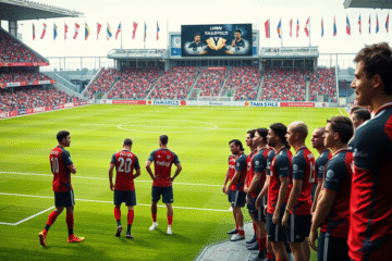 Jogadores do River Plate em preparação para o Mundial de Clubes