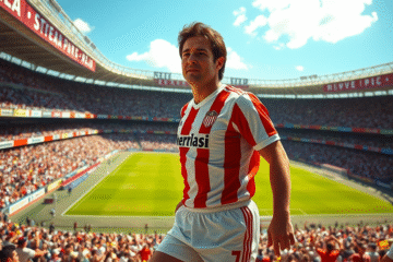 Claudio Morresi en su etapa como jugador de River Plate, parte del plantel tricampeón de 1986.