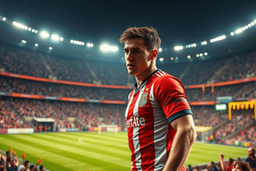 Miguel Borja preparándose para un partido con la camiseta de River Plate