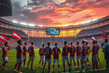 Imagen del enfrentamiento entre River Plate y Libertad en la Copa Libertadores