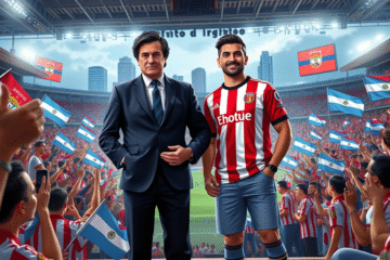 Stefano Di Carlo, candidato oficialista de River Plate, recibe apoyo de Jorge Brito y Rodolfo D'Onofrio para las elecciones de 2025.