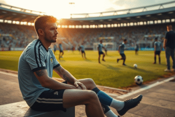 Sebastián Driussi en un partido de fútbol antes de lesionarse