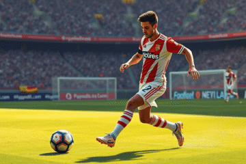 Cristian Jaime jugando en la Reserva de River Plate destacando su habilidad.