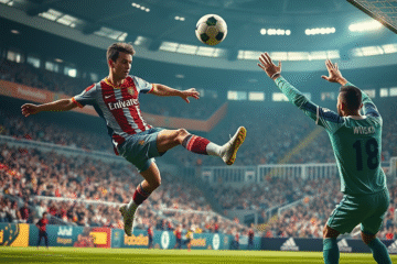 Alex Woiski durante su debut con la Reserva de River Plate en un partido contra Independiente.