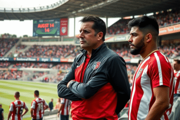 Marcelo Gallardo durante una rueda de prensa hablando sobre River Plate