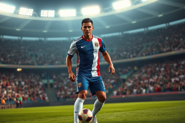 Salomón Rondón durante un partido de fútbol.