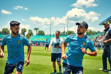 Fausto Vera y Aníbal Moreno, nuevos refuerzos de River Plate para fortalecer su mediocampo.