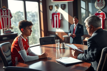 La polémica en River Plate por la salida de Luca Scarlato y el papel de su representante, Martín Guastadisegno.