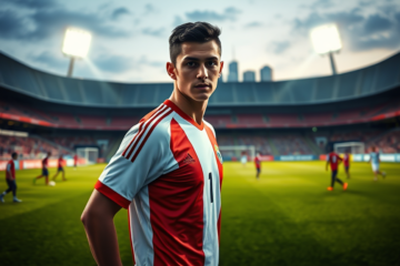 Fabricio Bustos, defensor de River Plate, podría quedarse en el club tras la salida de varios jugadores importantes.