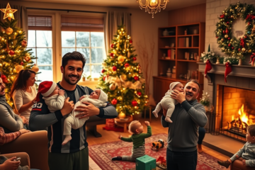 Jugadores de River Plate disfrutando de la Navidad con sus familias antes de comenzar la pretemporada.