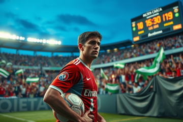 Milton Casco, defensor, en el campo tras diez años en River Plate, a punto de unirse a Atlético Nacional.