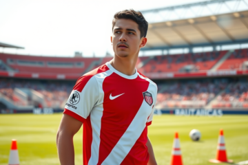 Agustín De la Cuesta, juvenil de River Plate, reflexionando sobre su futuro y posibilidades en el club.