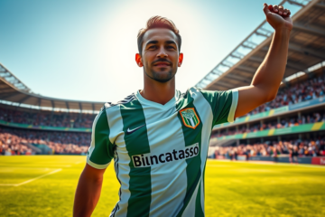 Milton Casco, defensor destacado, durante su traspaso a Atlético Nacional tras dejar River Plate.