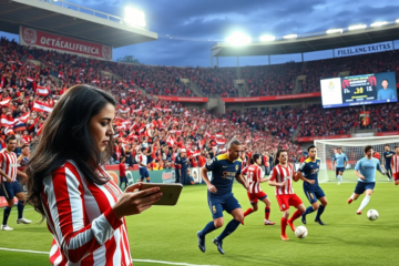 Melina Dibos desafía a Marcelo Gallardo en redes sociales antes de la final del Trofeo de Campeones entre Estudiantes y Platense.