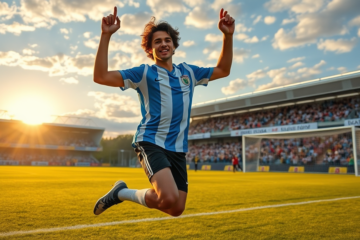 Joaquín Freitas, el joven futbolista que asciende en su carrera