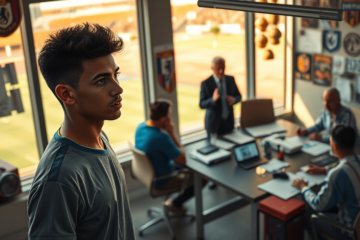 Santino Andino entrenando con Godoy Cruz antes de su decisión de unirse al Panathinaikos.