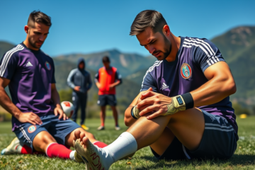 Franco Armani y Marcos Acuña sufren lesiones durante la pretemporada de River Plate.