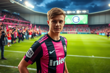 Tadeo Allende presentado por Inter Miami tras su salida de River Plate.