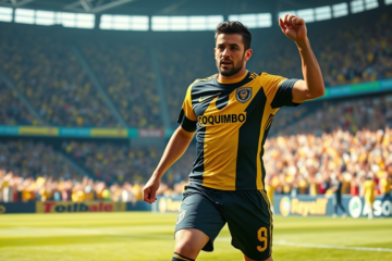 Lucas Pratto, exjugador de River Plate, durante su presentación en Coquimbo Unido, destacando su trayectoria y legado.