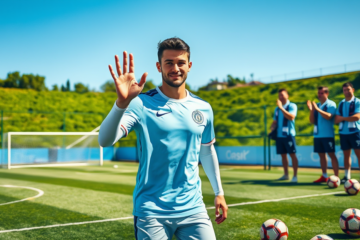 Tomás Nasif durante su presentación en Platense, donde busca recuperar su mejor nivel tras su paso decepcionante por Banfield.
