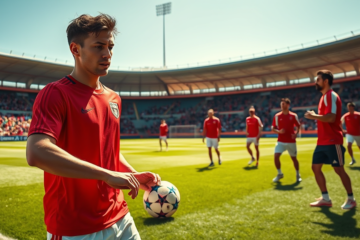 Daniel Zabala, jugador de Huracán, celebra la renovación de su préstamo con el club hasta 2026.