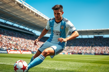 Federico Girotti en su debut en River Plate, ahora transferido a Alianza Lima.