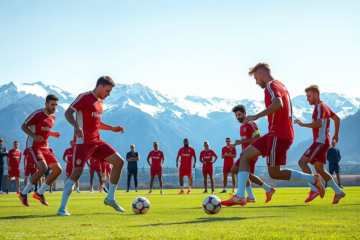 River Plate comienza su pretemporada con nuevos fichajes en un campamento de entrenamiento.